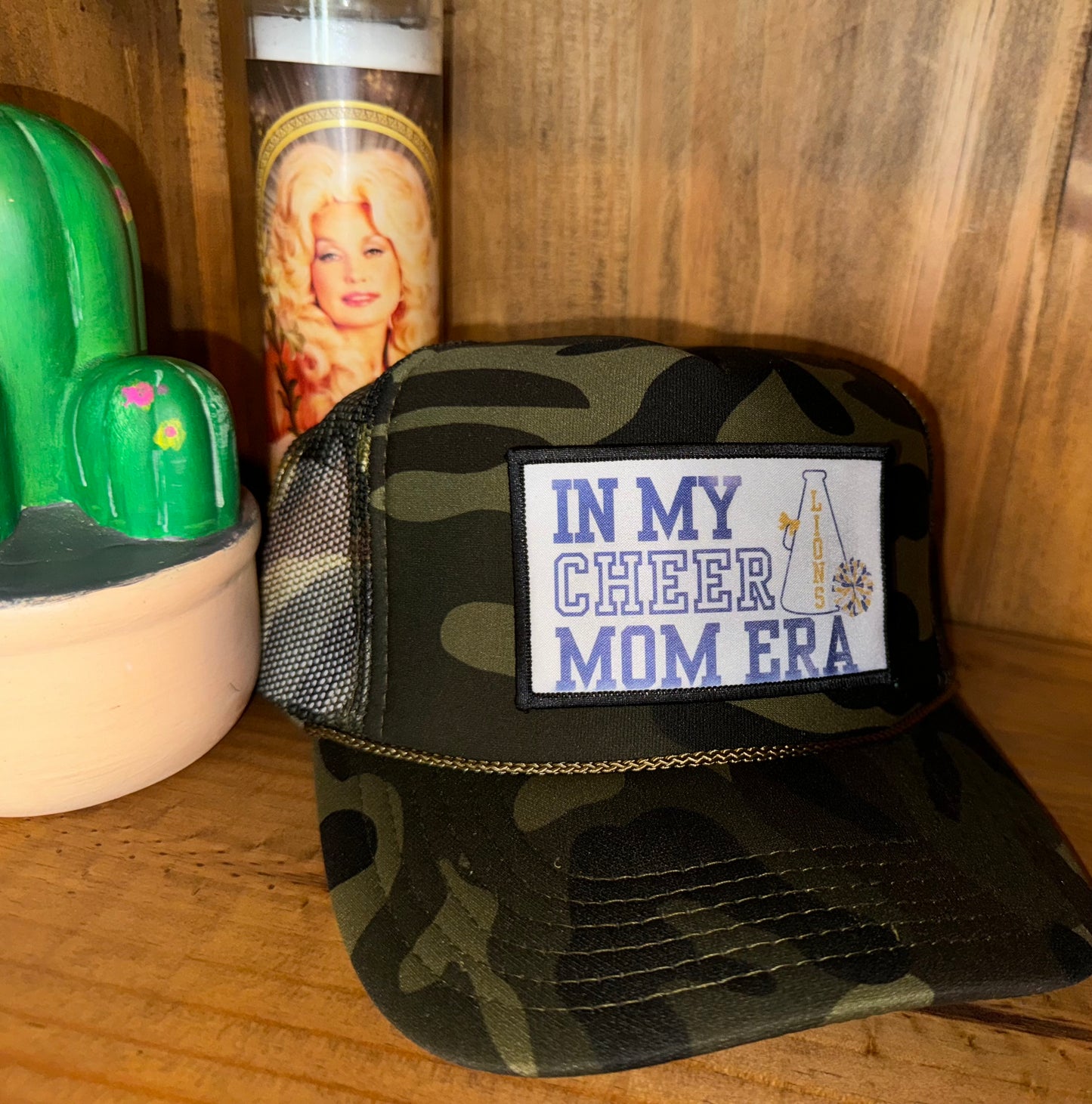 Lions Cheer Mom Era {Camo}