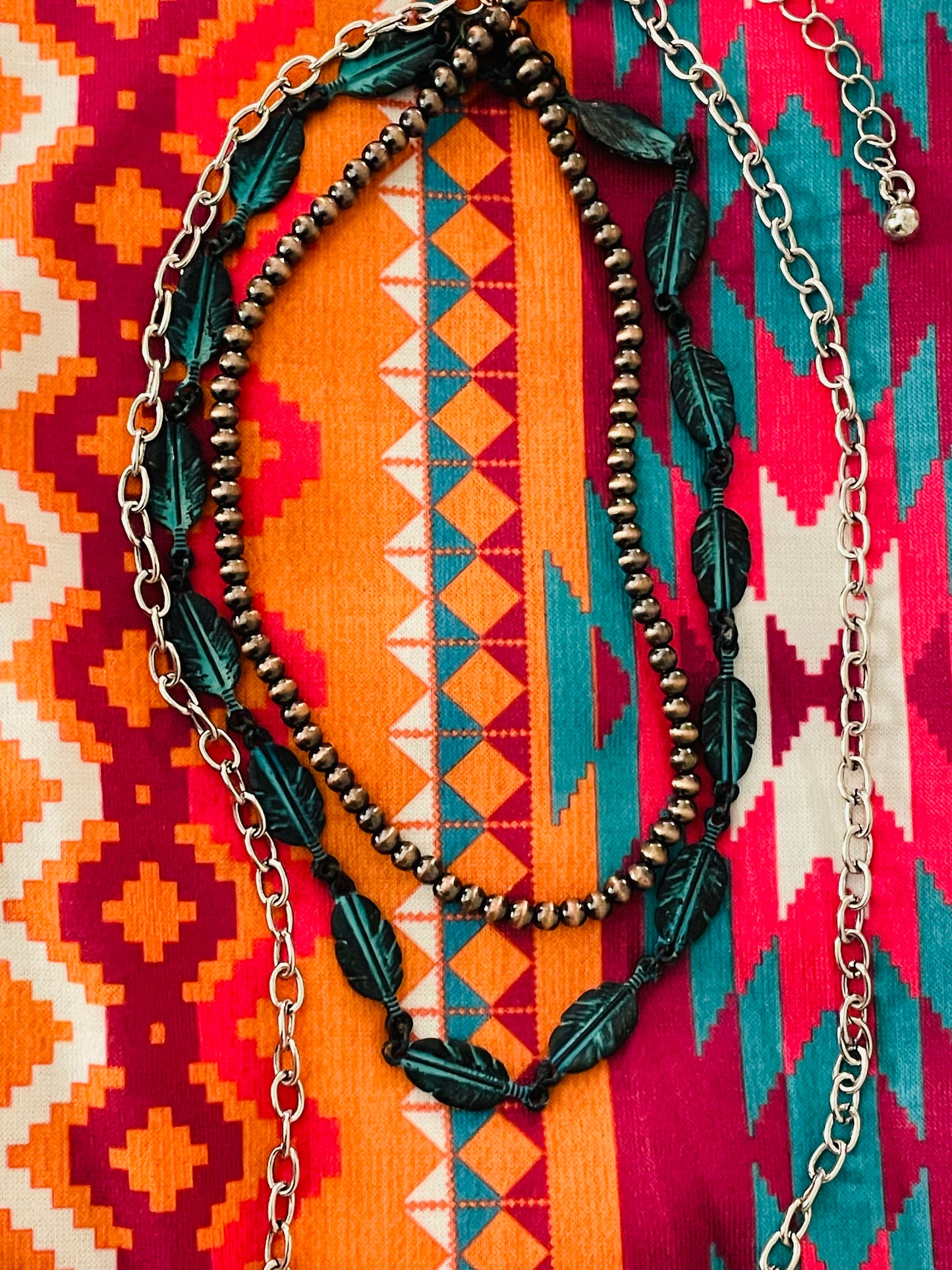 Navajo Bead Choker {copper}