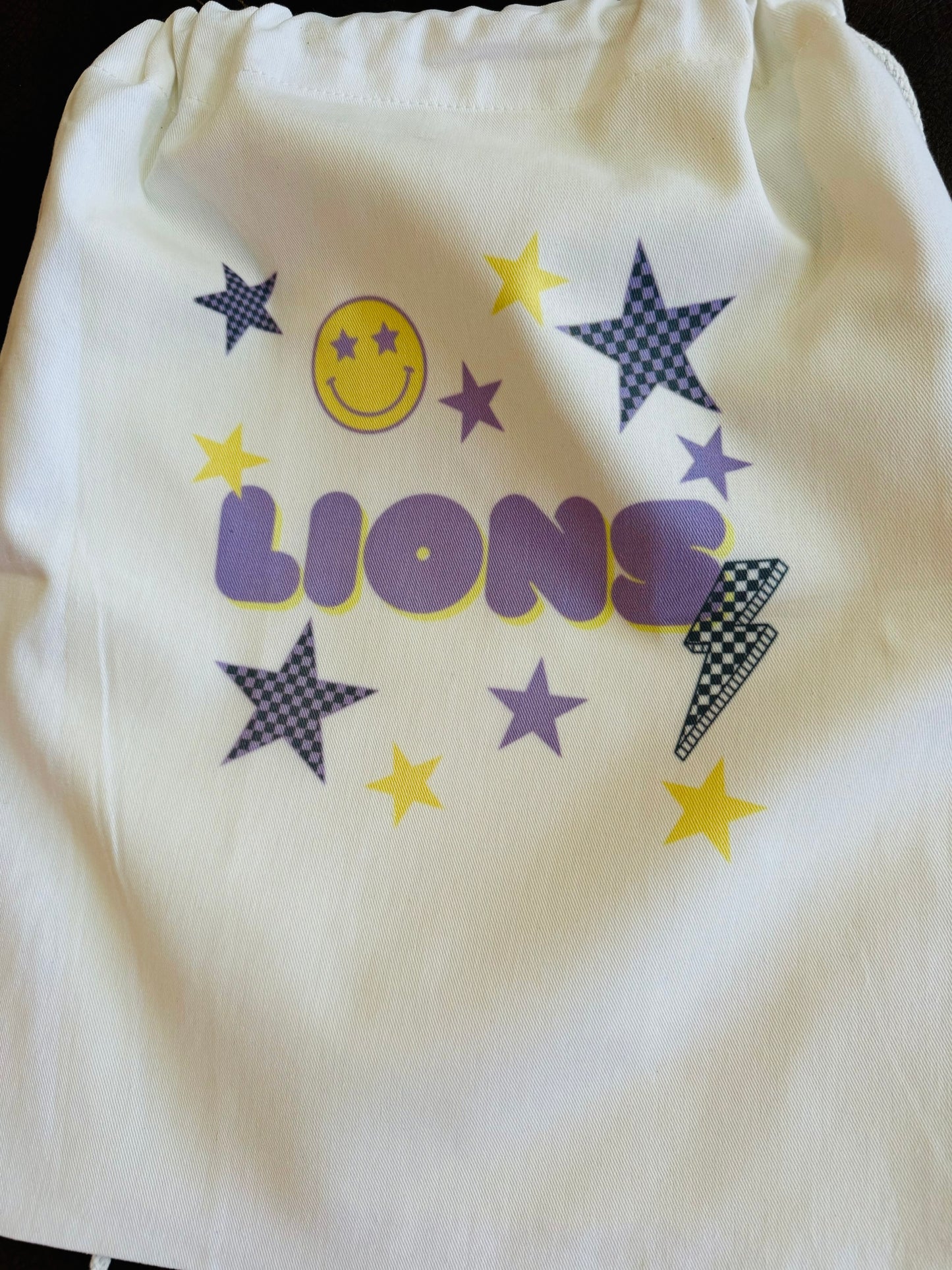 LIONS ⚡️ Canvas Drawstring Bag