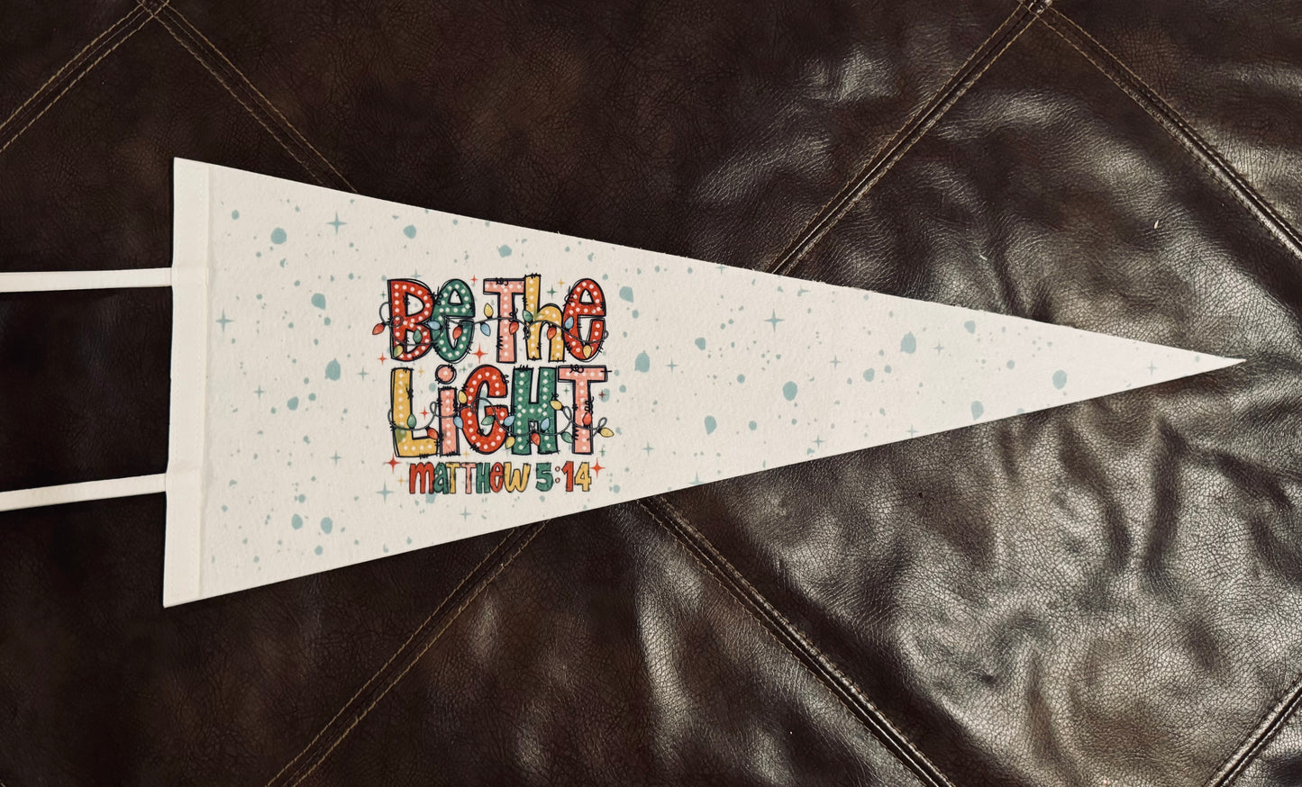 Be the Light Large Pennant Flag