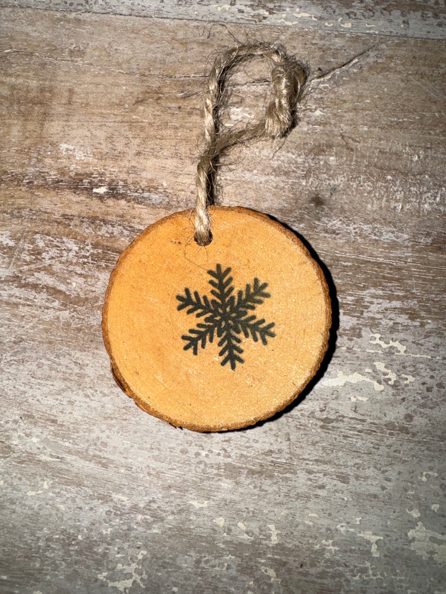 Rustic Wood Ornament