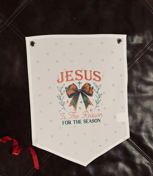 Jesus Canvas Pennant