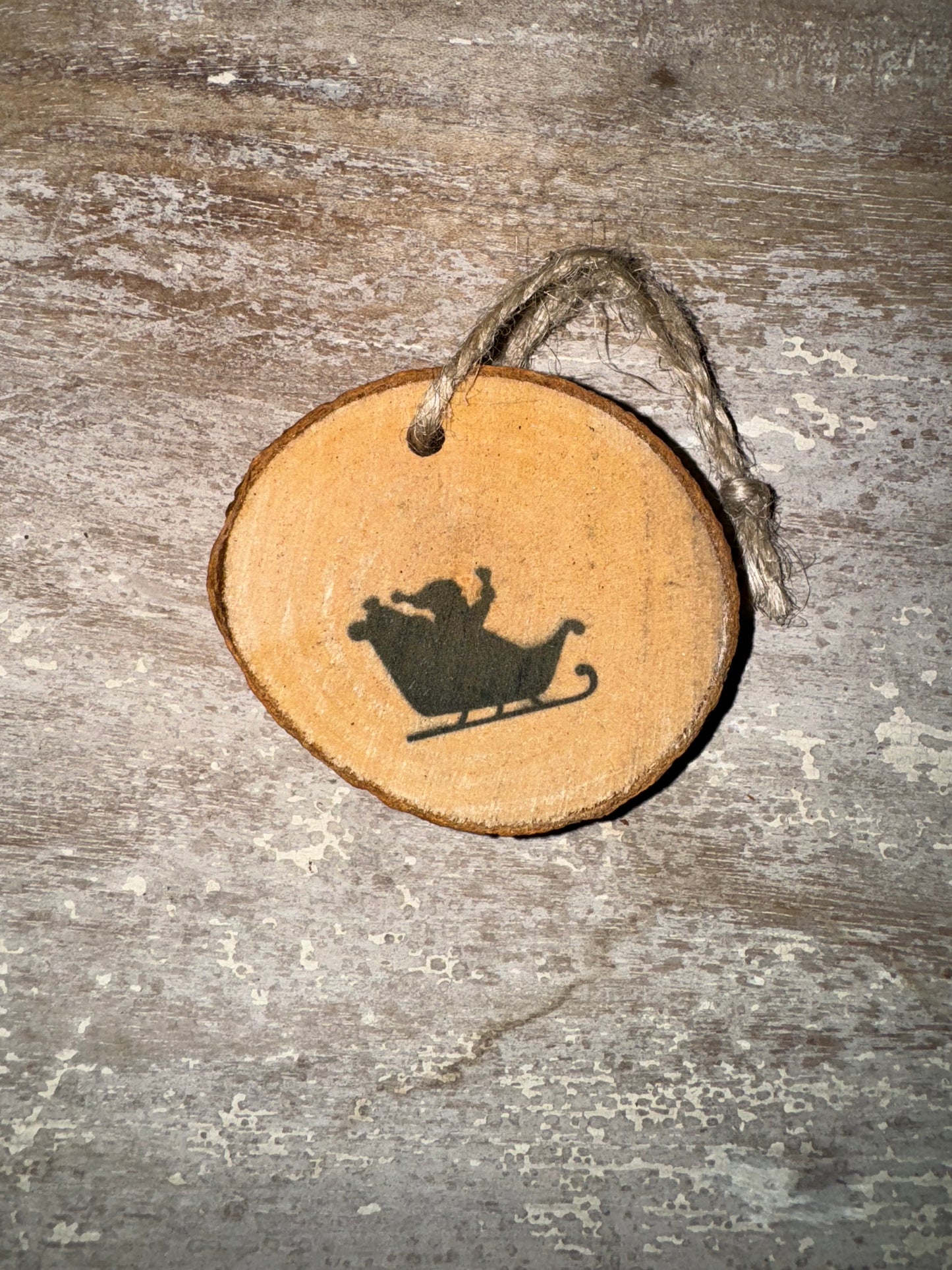 Rustic Wood Ornament