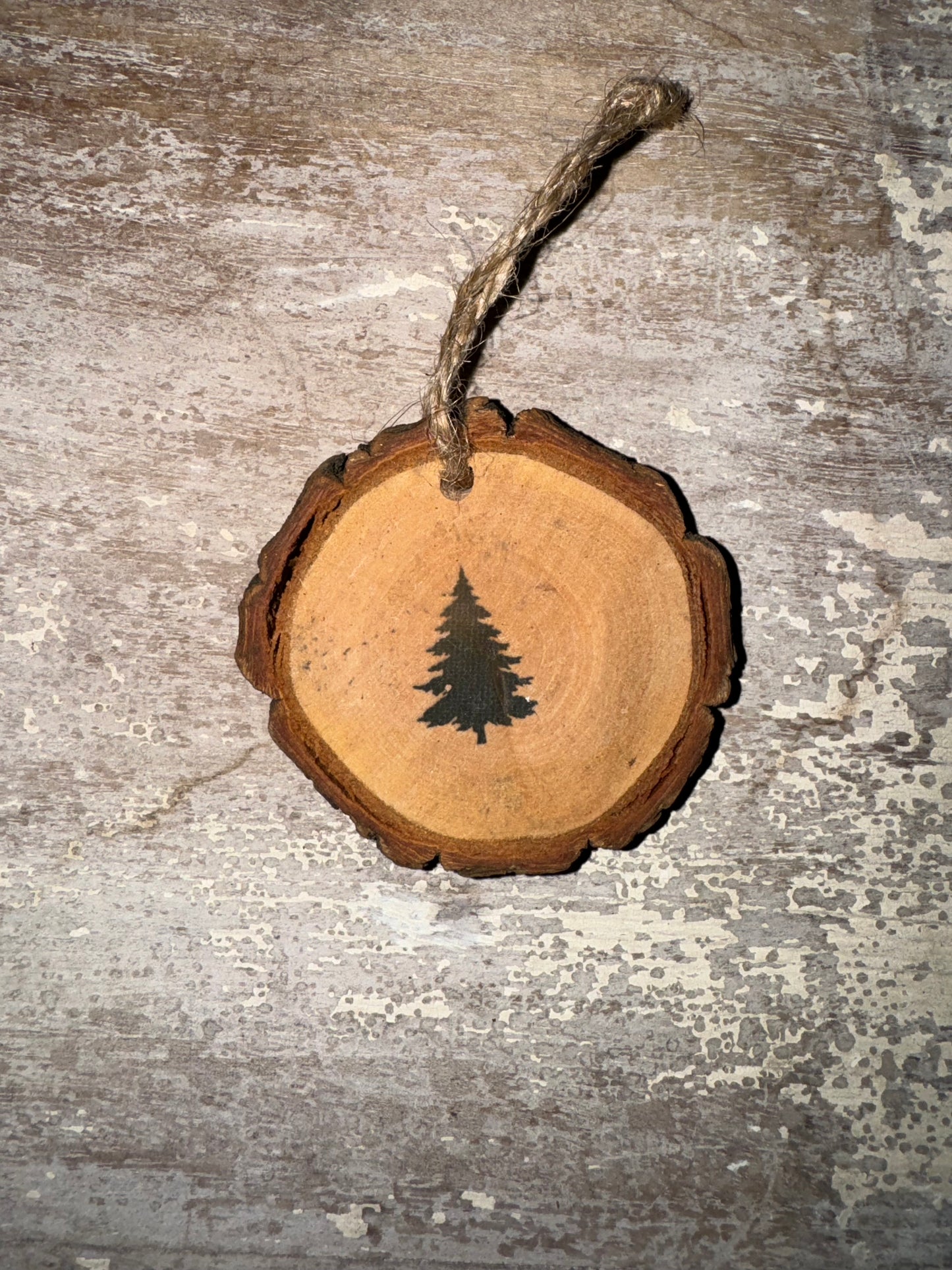 Rustic Wood Ornament