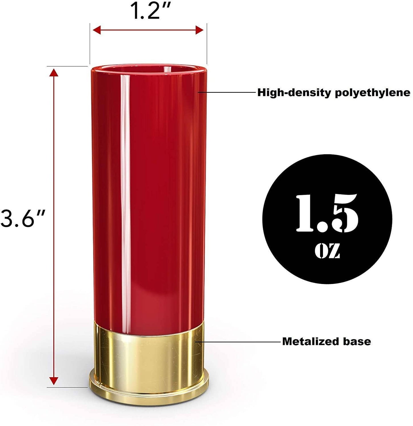 12 Gauge Shot Glass Set {4}