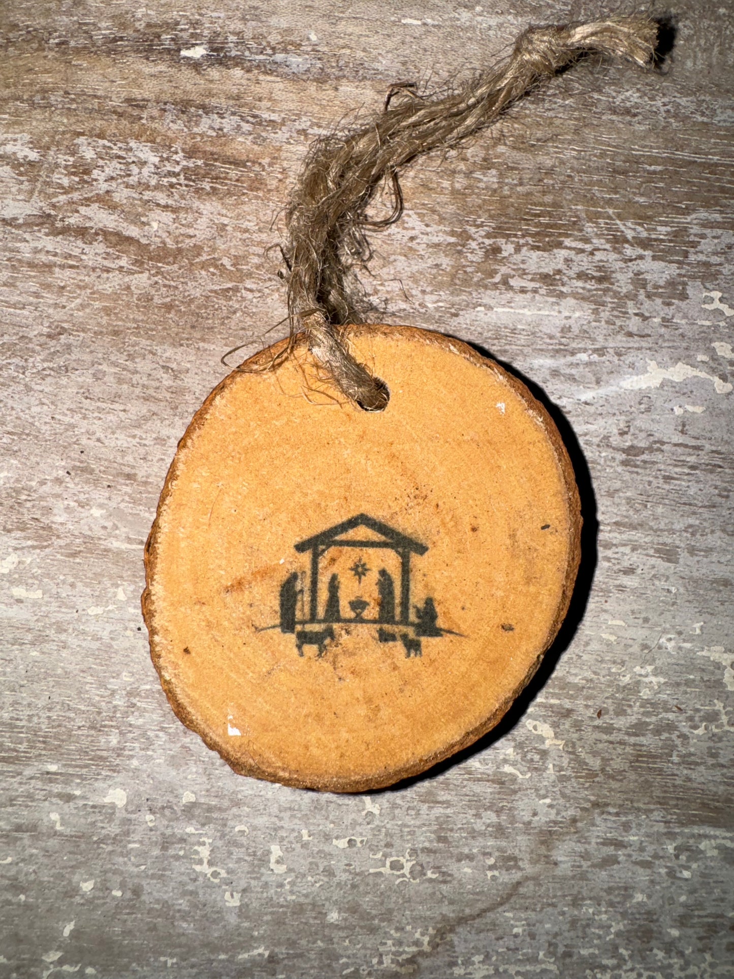 Rustic Wood Ornament