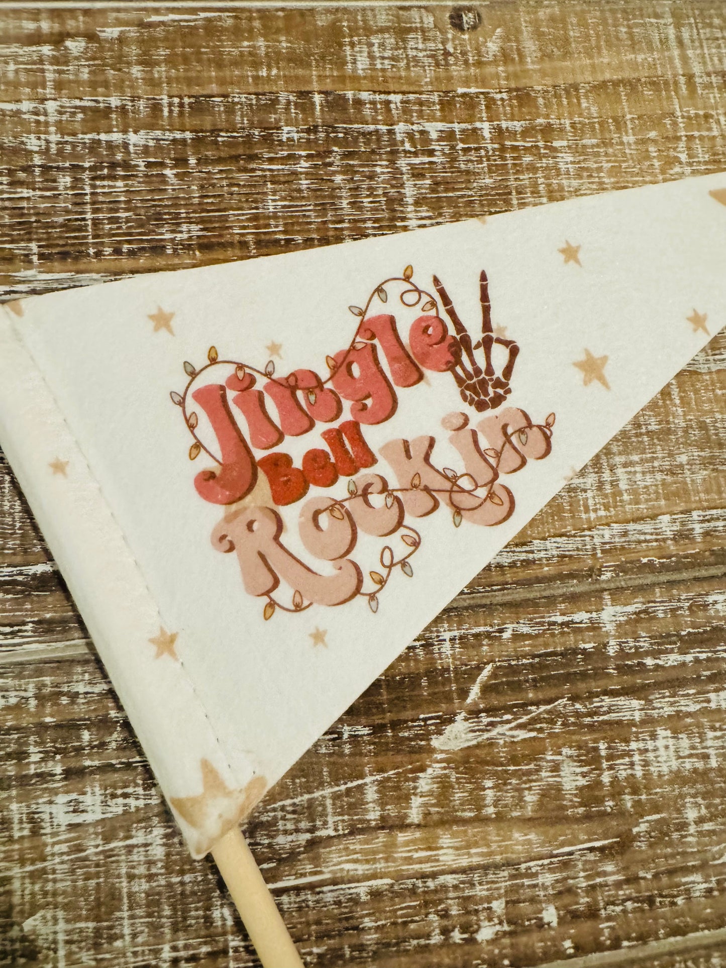 Jingle Bell Rockin’ Pennant Flag