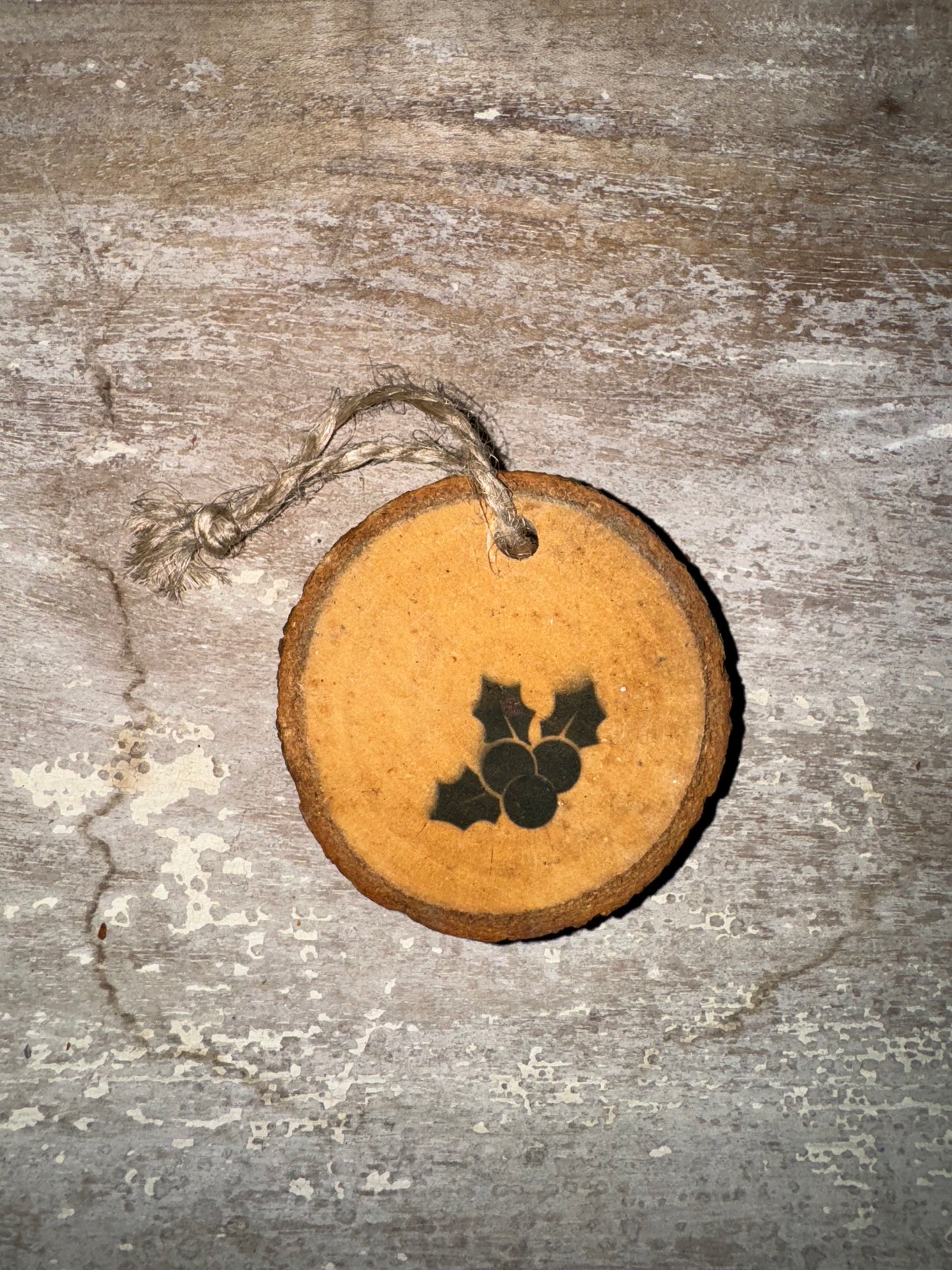 Rustic Wood Ornament