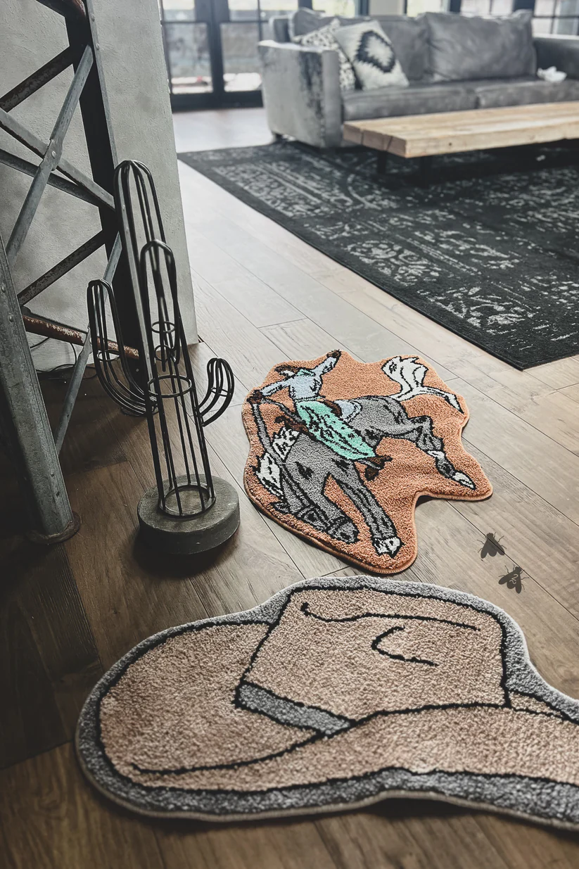 Bronc Buster Rodeo Rug