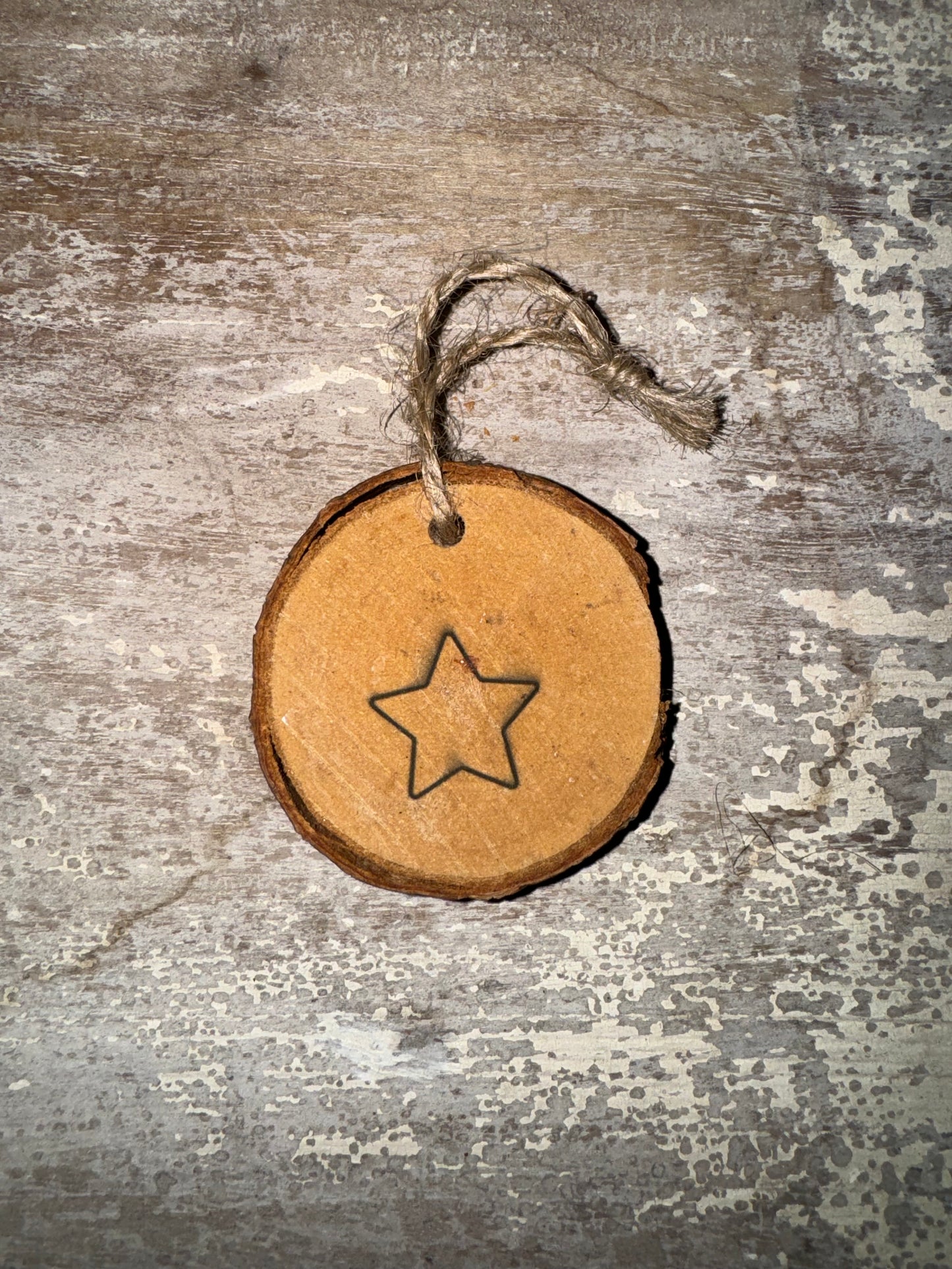 Rustic Wood Ornament