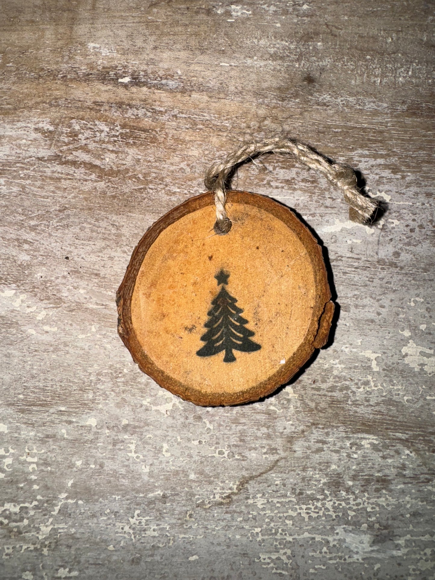 Rustic Wood Ornament