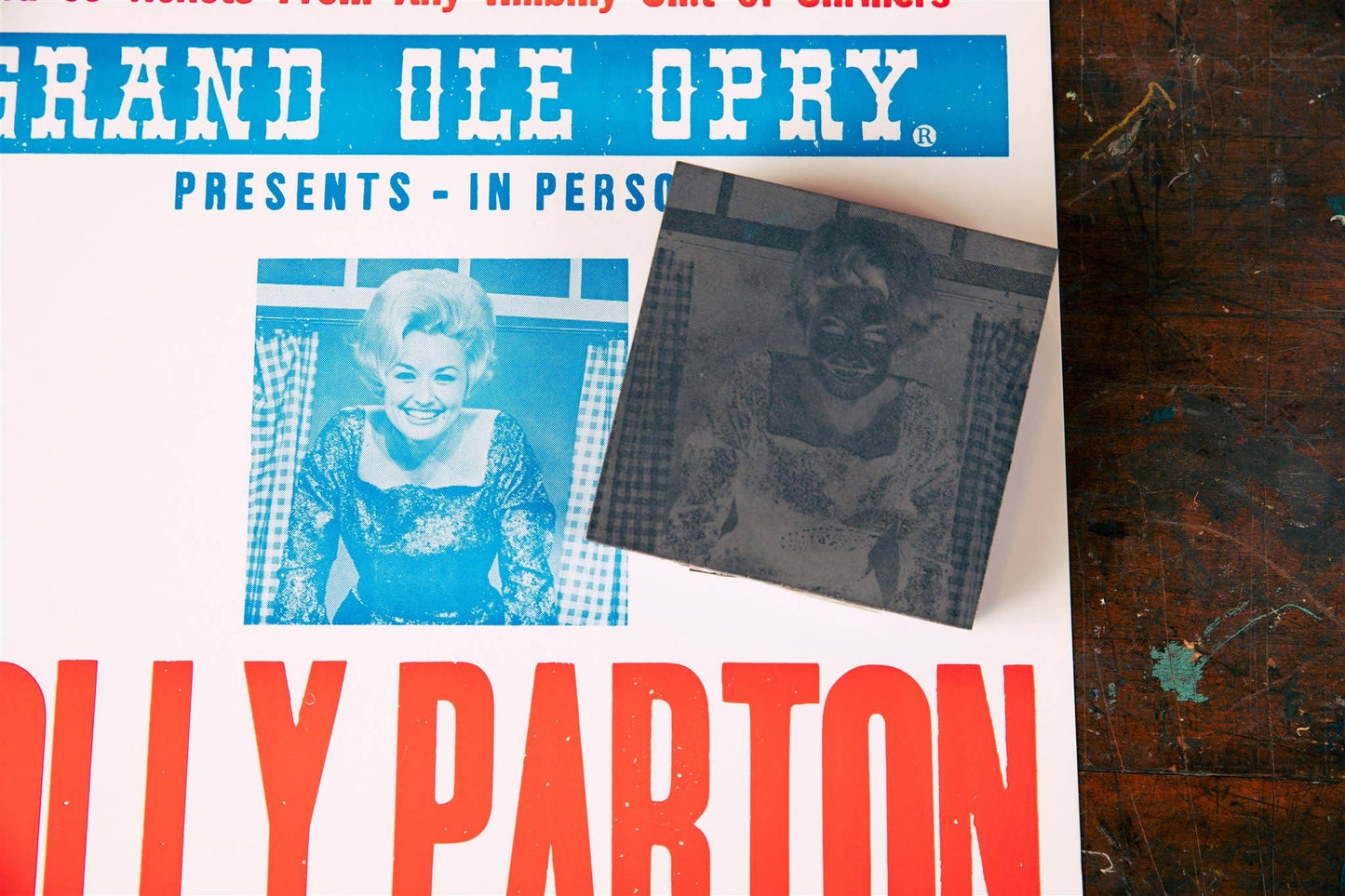 Hatch Show Print - Dolly Parton Poster