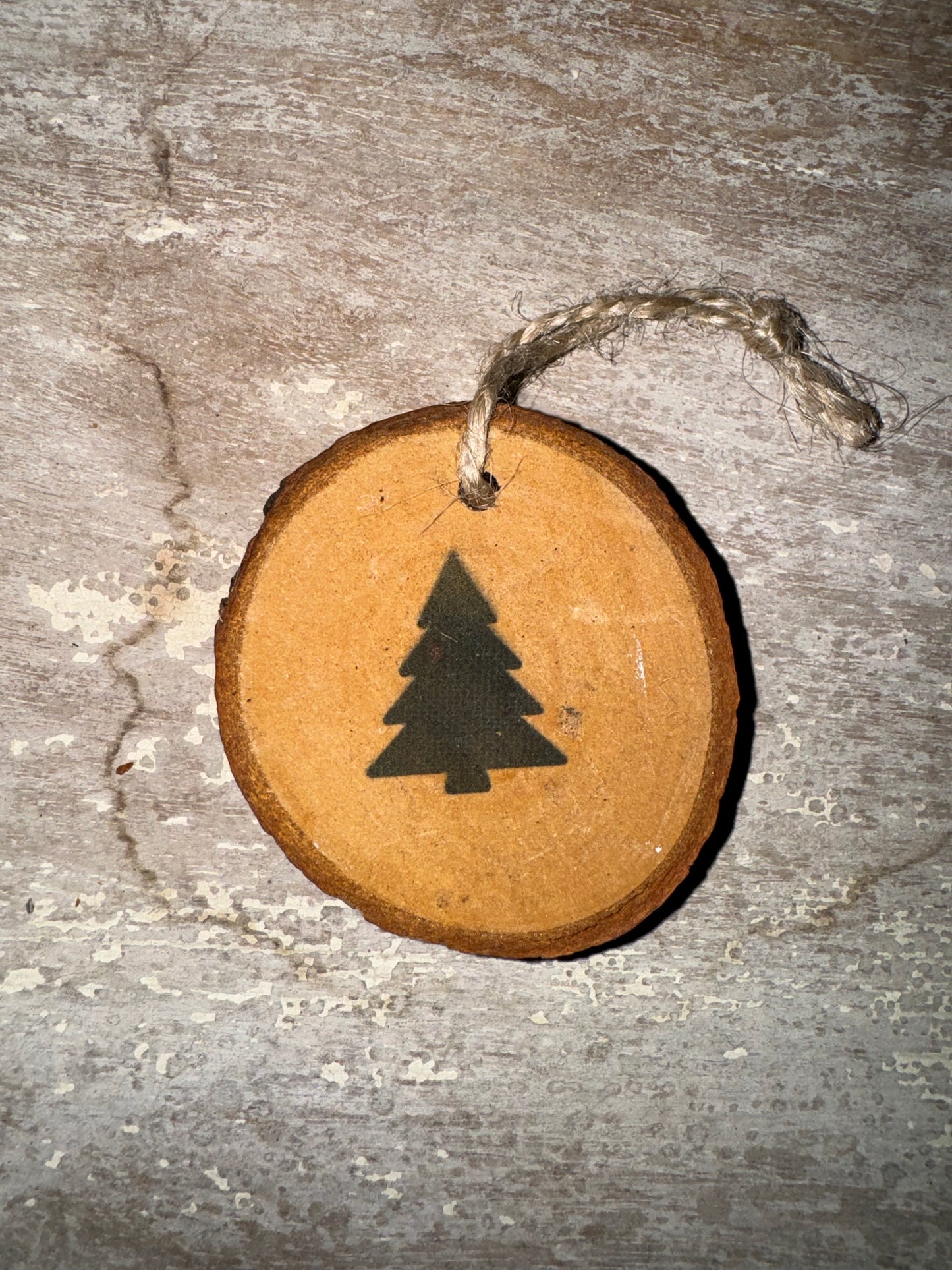 Rustic Wood Ornament