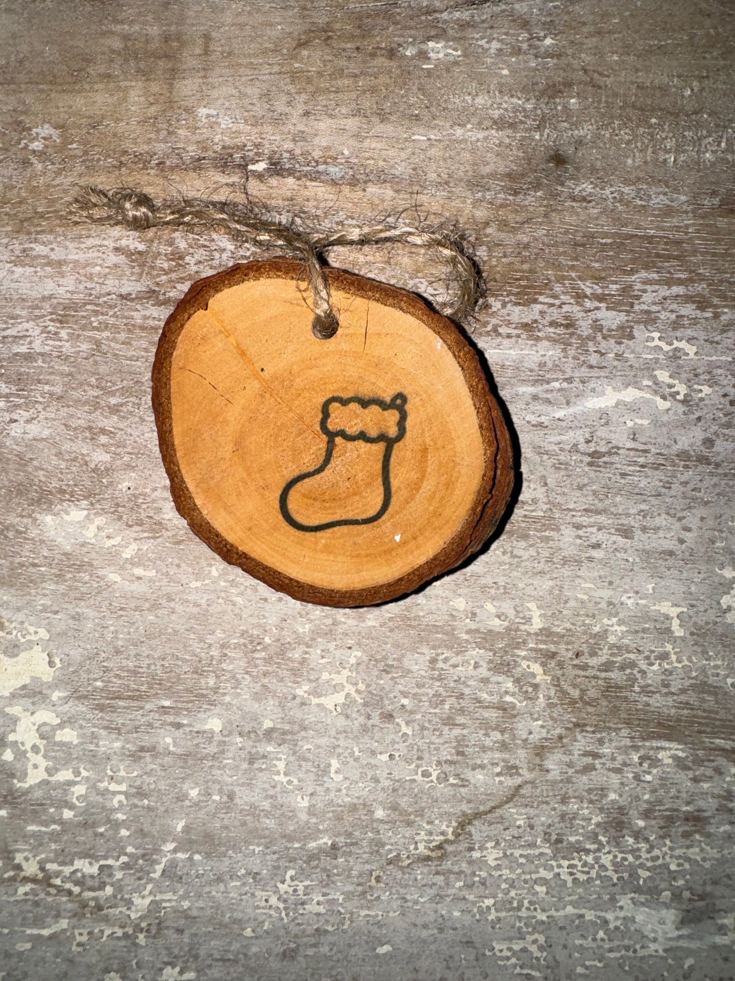 Rustic Wood Ornament