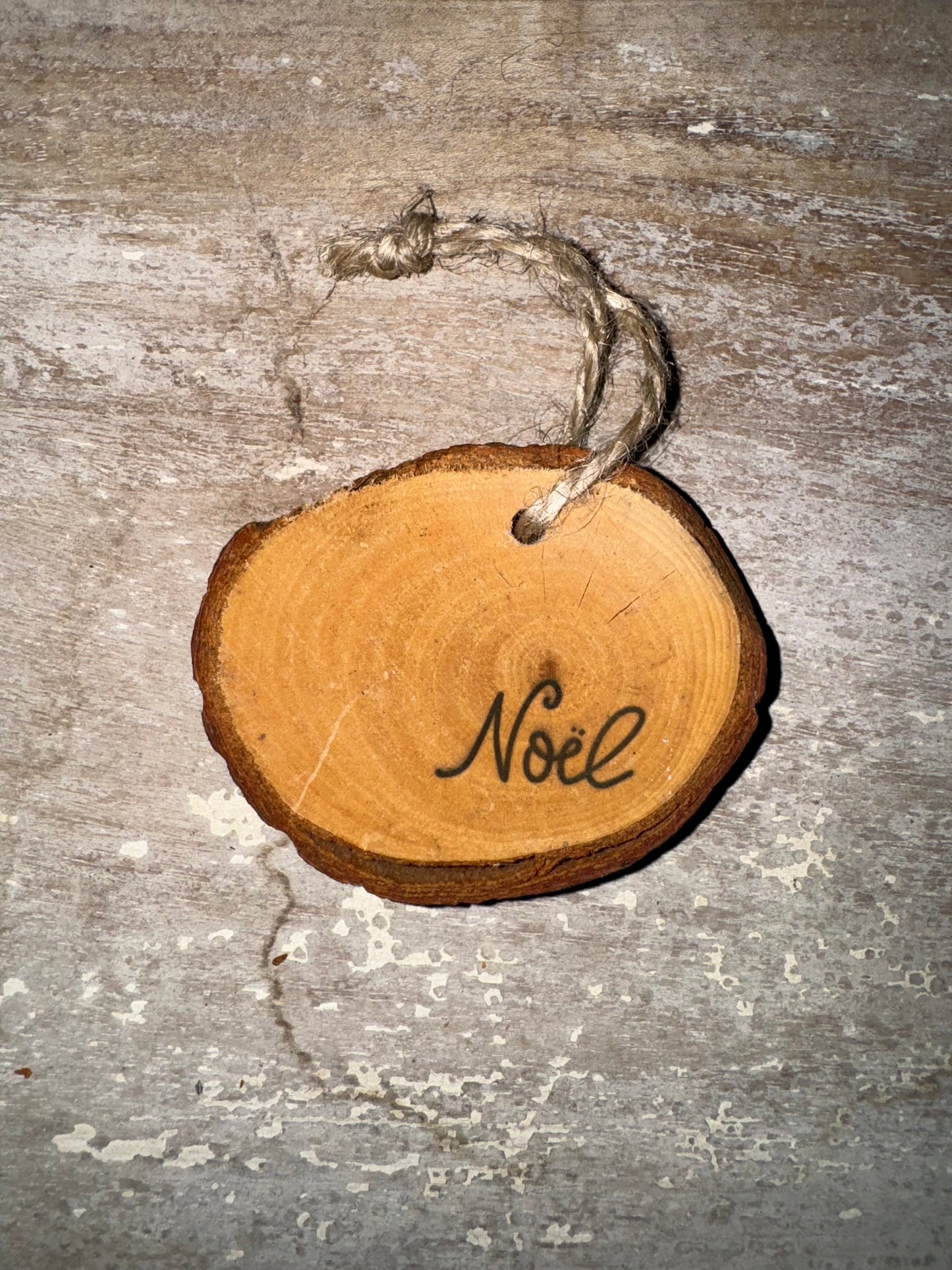 Rustic Wood Ornament