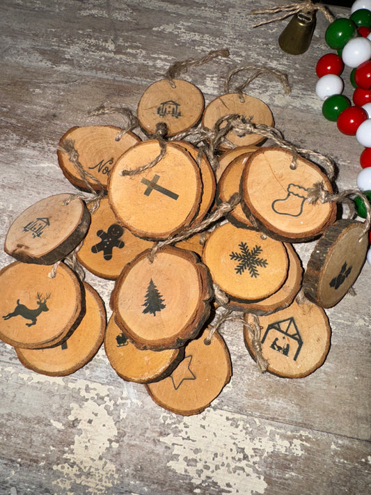 Rustic Wood Ornament