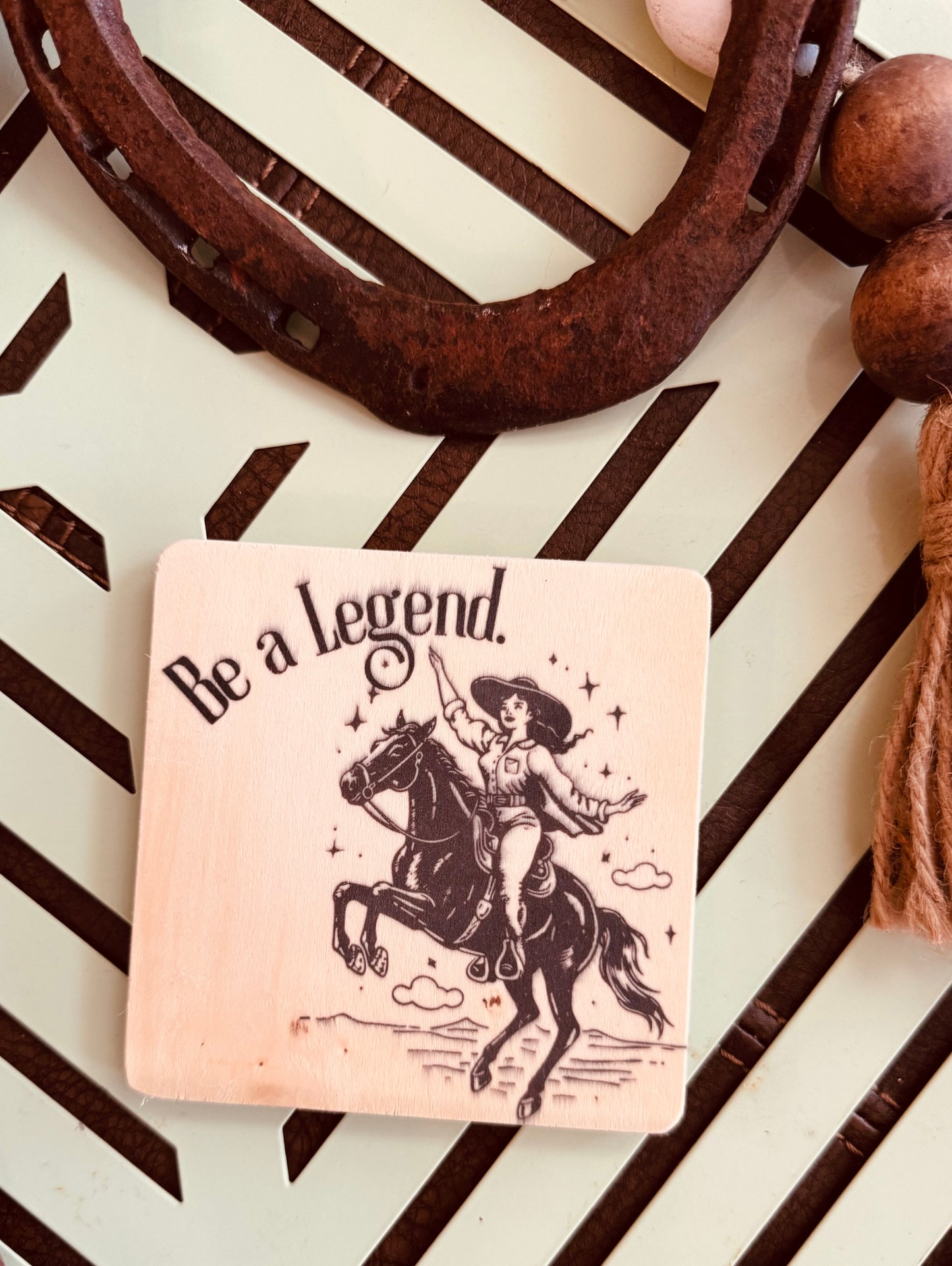 Legend Wood Coaster