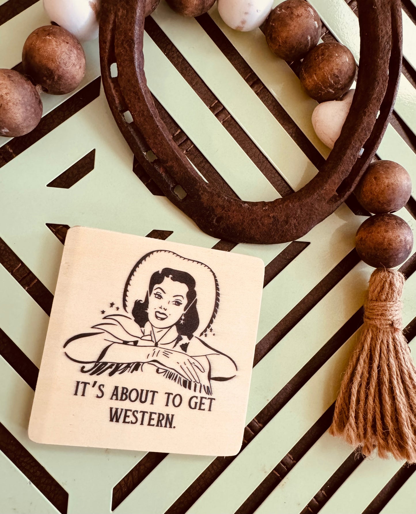 Western Wood Coaster