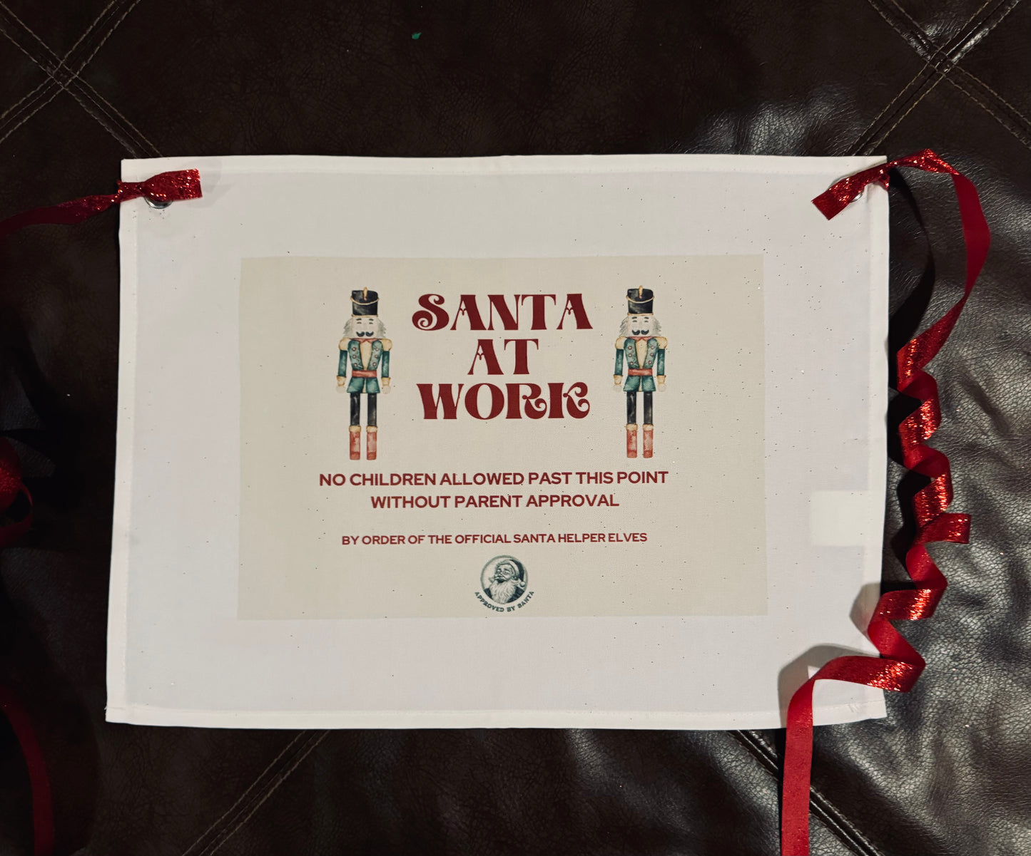 Santa at Work Banner