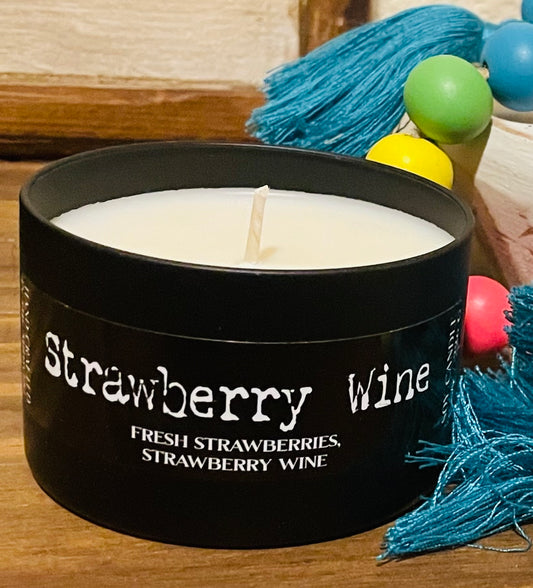 Strawberry Wine Cotton Wick Candle