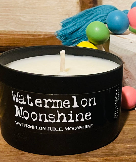 Watermelon Moonshine Cotton Wick Candle