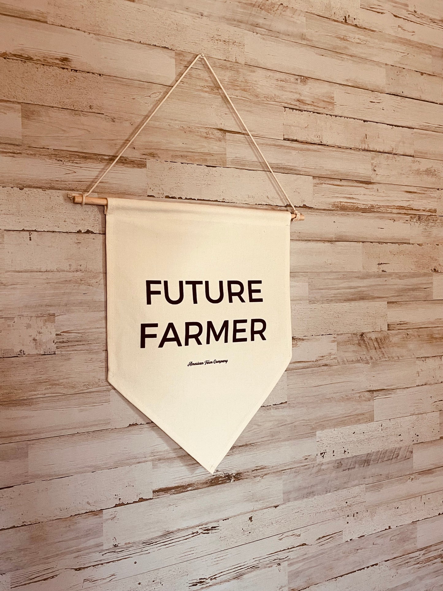 Future Farmer Canvas Pennant