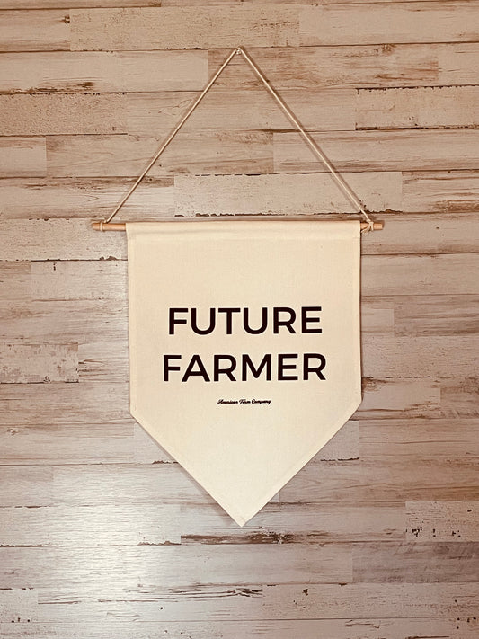 Future Farmer Canvas Pennant