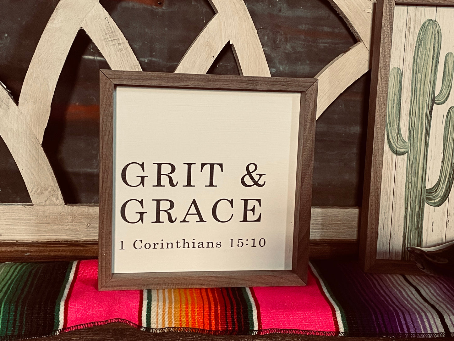 Grit And Grace Sign