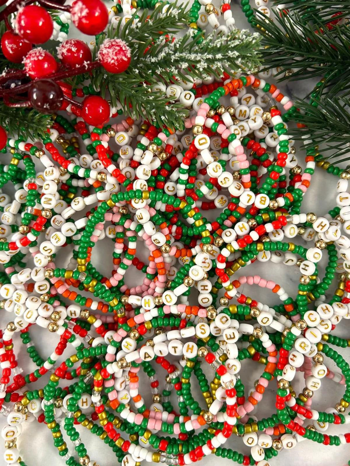 Holiday Mix Stretchy Bracelet Set of 3