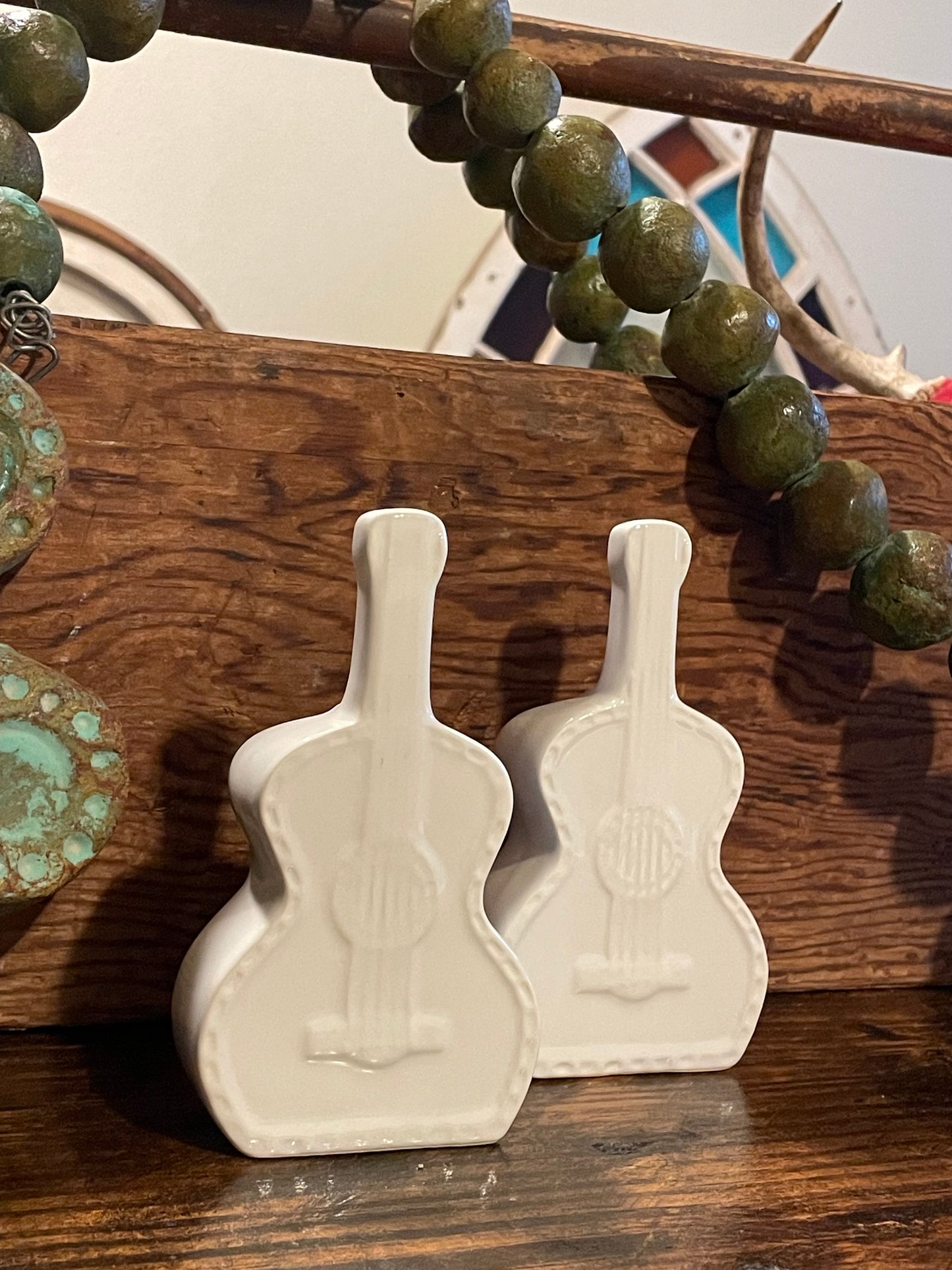 Guitar Salt & Pepper Shakers by Dolly