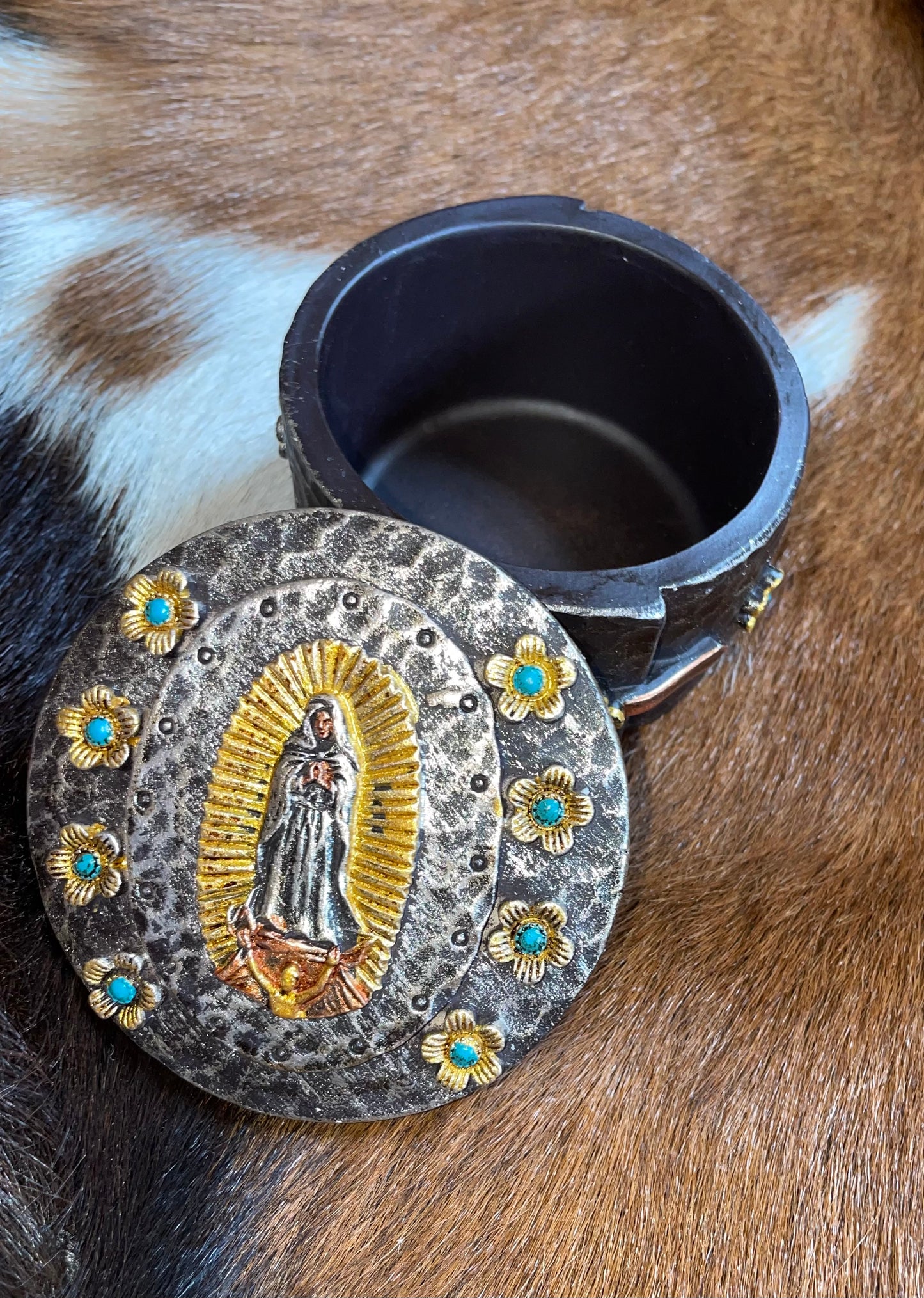 Virgin Mary Guadalupe Jewelry Box