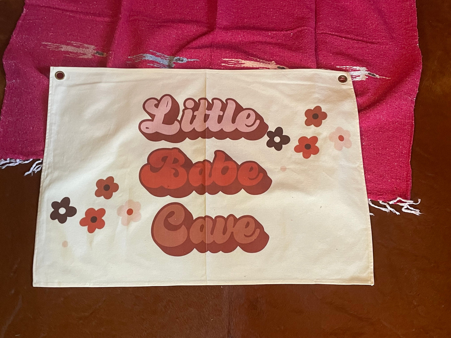 Little Babe Cave Canvas Banner