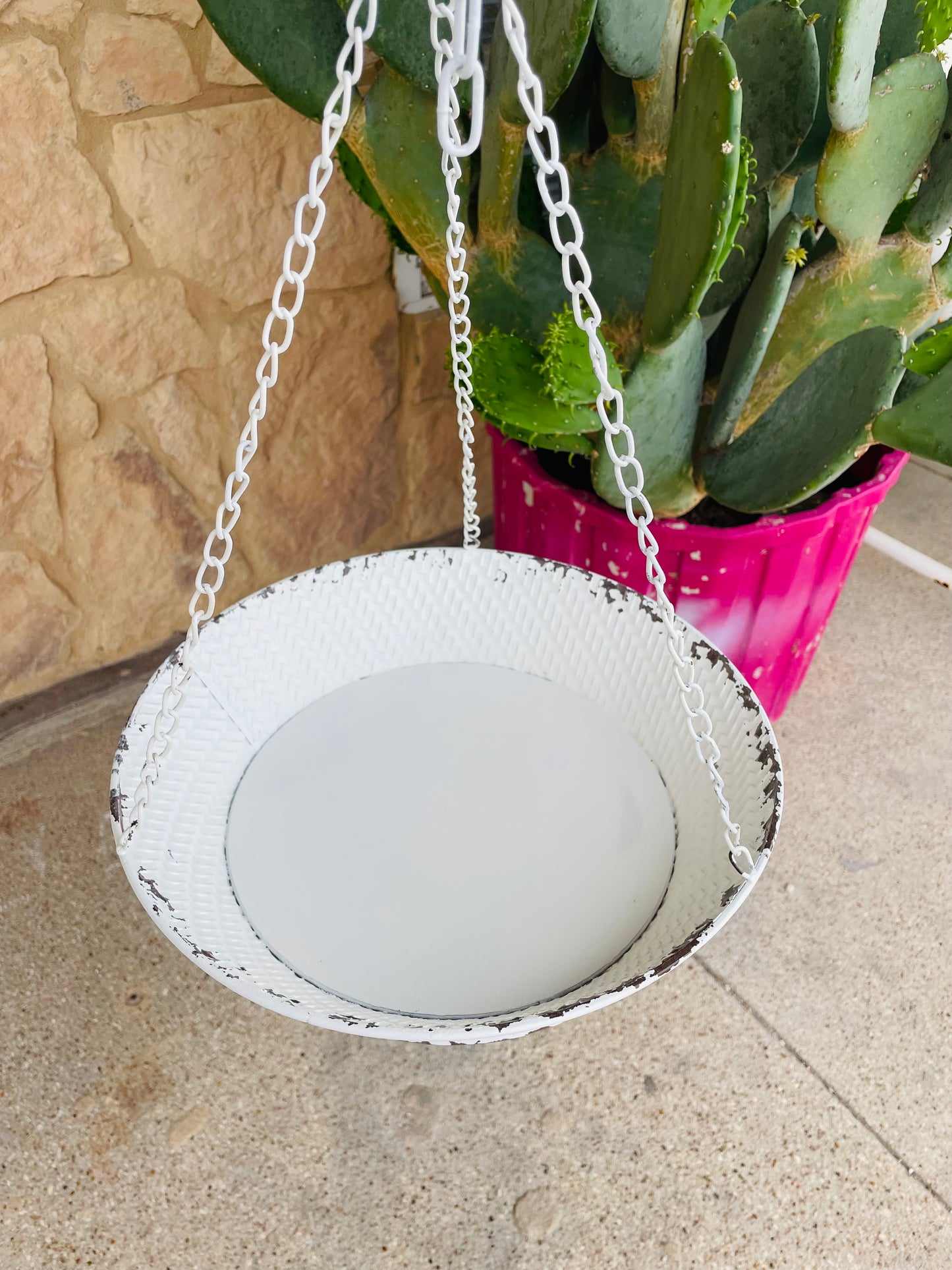 Metal Hanging Pulley Basket