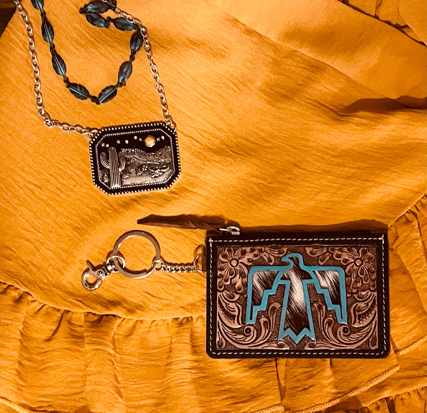 Thunderbird Western Keychain Wallet