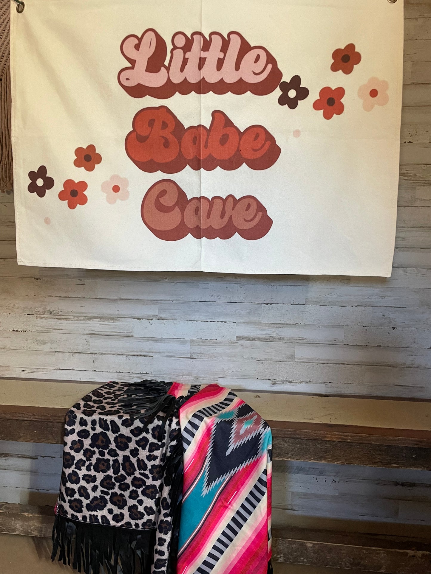 Little Babe Cave Canvas Banner