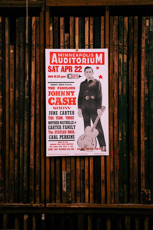 Hatch Show Print - Johnny Cash Show Poster