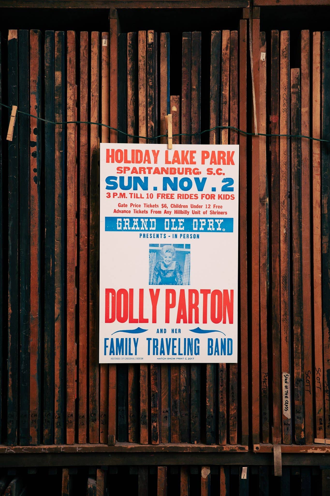 Hatch Show Print - Dolly Parton Poster