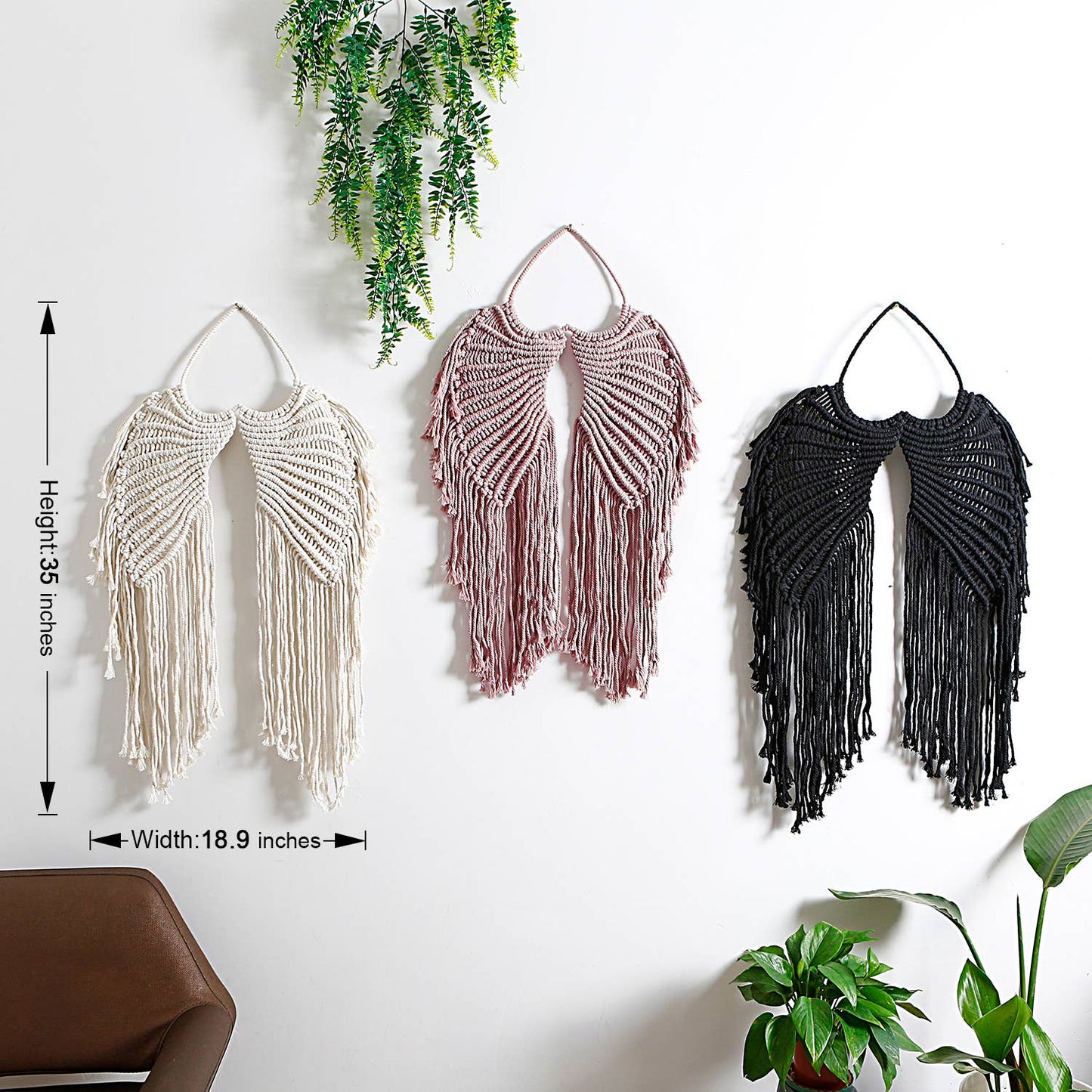 Macrame Angel Wings