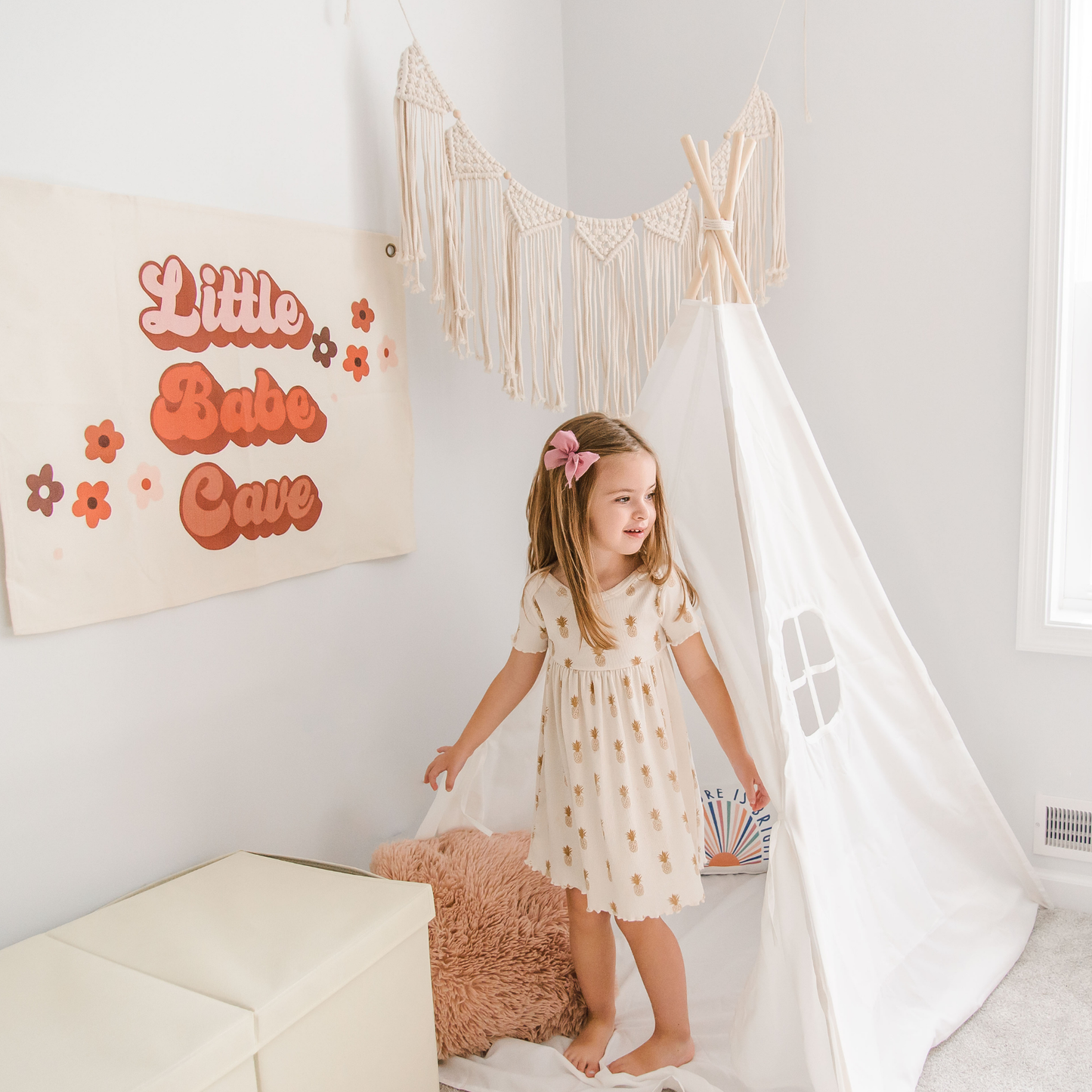 Little Babe Cave Canvas Banner