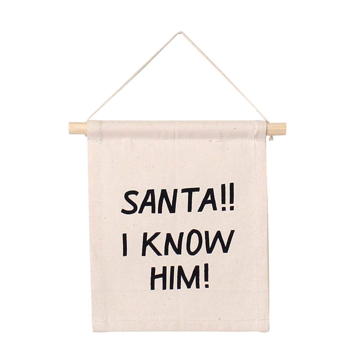 Santa!! I Know Him! Hang Sign